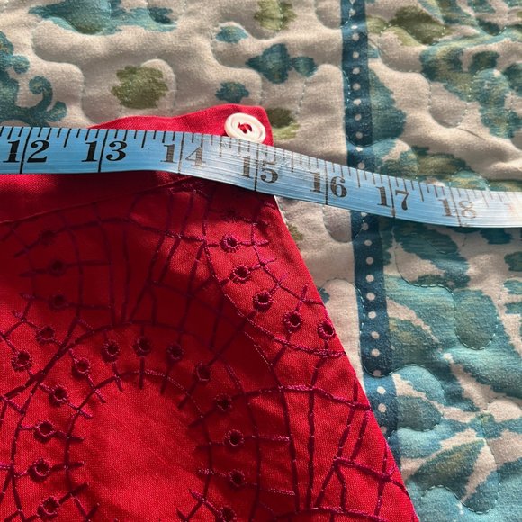 NWOT French Connection Linen-look Skirt with Embroidered Detail - Picture 6 of 8